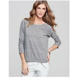 Current Elliott The Letterman Sweatshirt Polka Dot